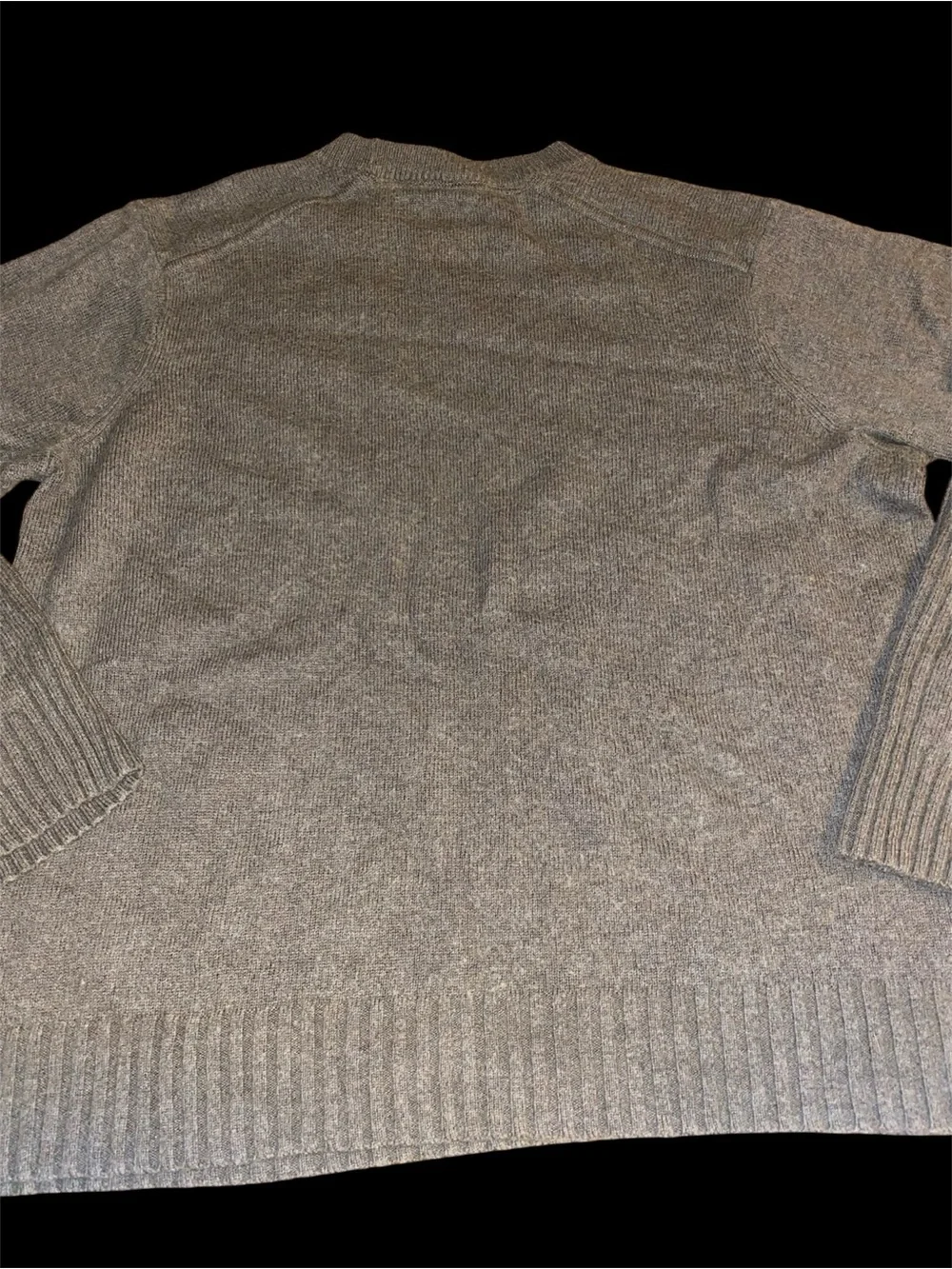 The North Face Brown Crewneck Cotton Wool Pullover Sweater Mens Extra Large
